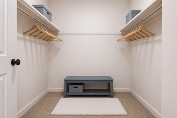 Over-sized closets